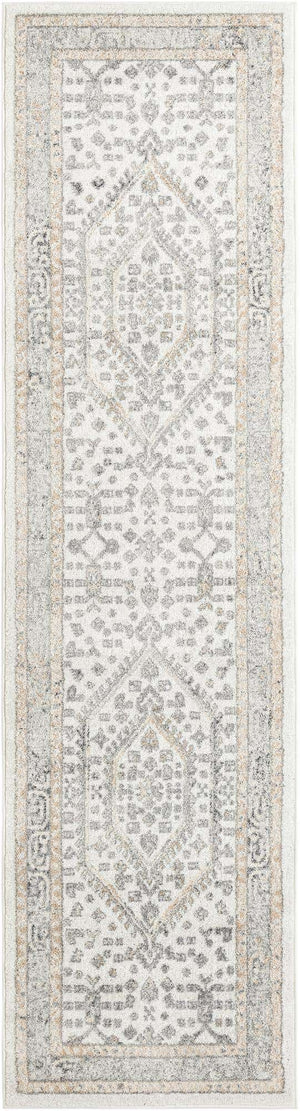 Ivory 2' 7 x 10' Aurelia Runner Area Rug 100% Polypropylene & Jute Backing Living Dining Room Bedroom Office Traditional Carpet for Sale at Rug Engine