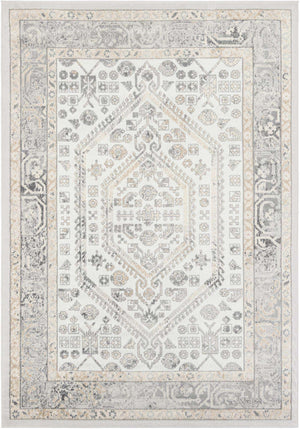 Ivory 7' 1 x 10' Aurelia Rectangle Area Rug 100% Polypropylene & Jute Backing Living Dining Room Bedroom Office Traditional Carpet for Sale at Rug Engine