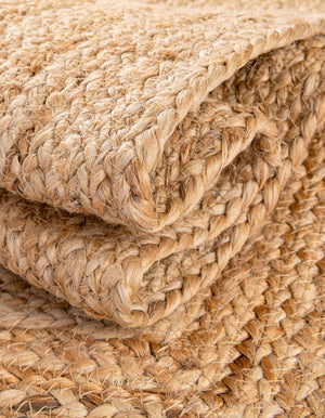 Multicolor 5' 3 x 5' 3 Kids Braided Jute Round Rug