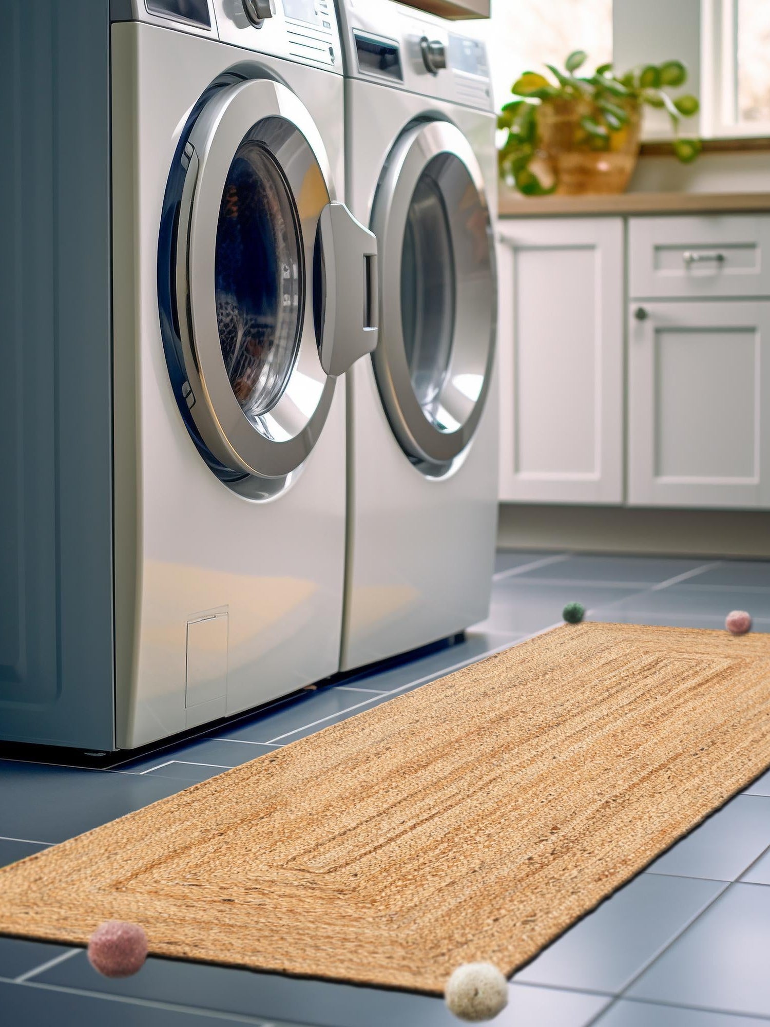 Multicolor 2' x 4' 1 Kids Braided Jute Runner Area Rug for Baby Nursery, Toddler Playroom,  Bedrooms All Natural Eco-Friendly Sustainable Carpet for Sale at Rug Engine