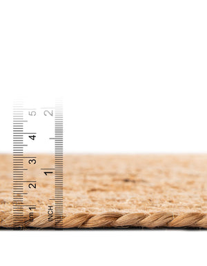 Multicolor 2' x 6' 1 Kids Braided Jute Runner Rug
