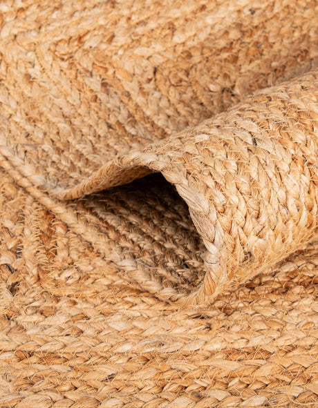 Multicolor 2' x 6' 1 Kids Braided Jute Runner Rug
