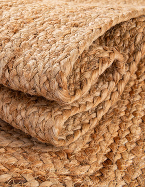 Multicolor 2' x 6' 1 Kids Braided Jute Runner Rug