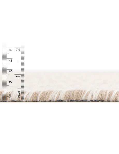 Beige 6' 1 x 9' Geo Trellis Flatweave Rectangle Area Rug 80% Wool & 20% Cotton Natural Geometric Carpet for Living, Office, Dining, Dorms for Sale at Rug Engine
