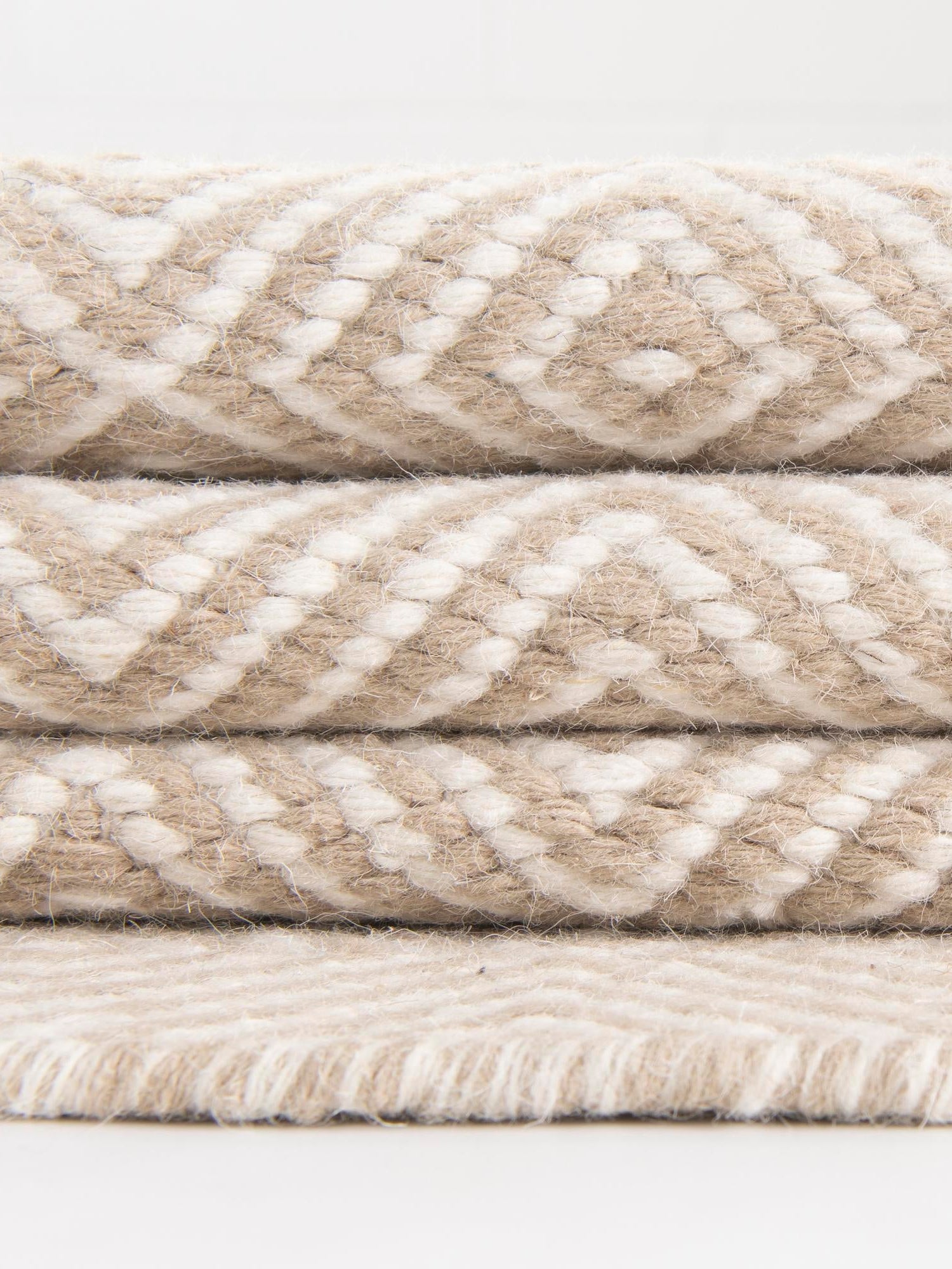 Beige 6' 1 x 9' Geo Trellis Flatweave Rectangle Area Rug 80% Wool & 20% Cotton Natural Geometric Carpet for Living, Office, Dining, Dorms for Sale at Rug Engine