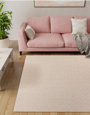 Beige 12' x 12' Geo Trellis Flatweave Square Area Rug 80% Wool & 20% Cotton Natural Geometric Carpet for Living, Office, Dining, Dorms for Sale at Rug Engine