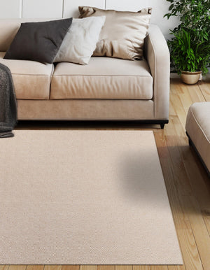 Beige 12' x 12' Geo Trellis Flatweave Square Area Rug 80% Wool & 20% Cotton Natural Geometric Carpet for Living, Office, Dining, Dorms for Sale at Rug Engine
