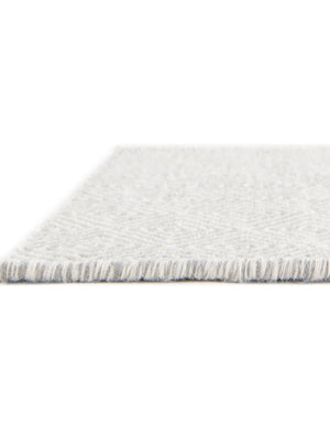Gray 2' 7 x 14' 1 Geo Trellis Flatweave Runner Area Rug 80% Wool & 20% Cotton Natural Geometric Carpet for Living, Office, Dining, Dorms for Sale at Rug Engine