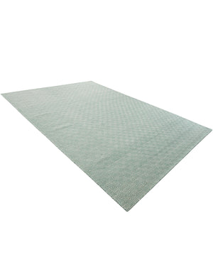 Green 10' x 14' 1 Geo Trellis Flatweave Rectangle Area Rug 80% Wool & 20% Cotton Natural Geometric Carpet for Living, Office, Dining, Dorms for Sale at Rug Engine