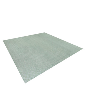 Green 12' x 12' Geo Trellis Flatweave Square Area Rug 80% Wool & 20% Cotton Natural Geometric Carpet for Living, Office, Dining, Dorms for Sale at Rug Engine