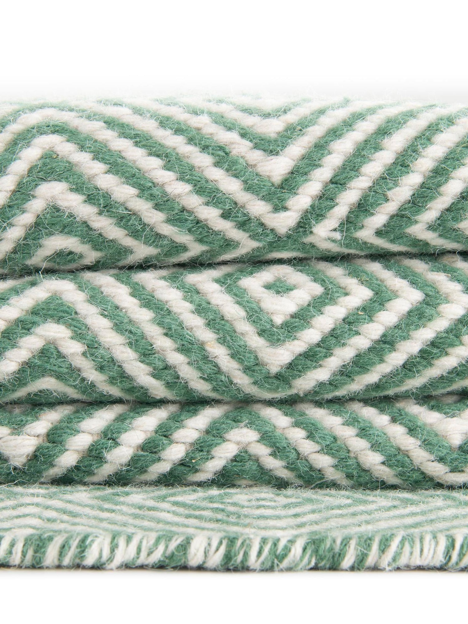 Green 4' 1 x 4' 1 Geo Trellis Flatweave Round Area Rug 80% Wool & 20% Cotton Natural Geometric Carpet for Living, Office, Dining, Dorms for Sale at Rug Engine