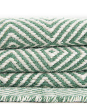 Green 2' x 8' Geo Trellis Flatweave Runner Area Rug 80% Wool & 20% Cotton Natural Geometric Carpet for Living, Office, Dining, Dorms for Sale at Rug Engine