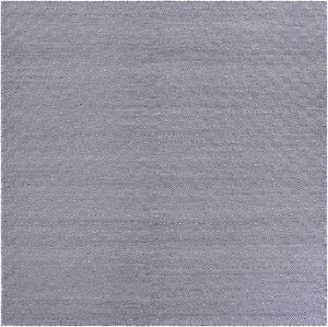Navy Blue 10' x 10' Geo Trellis Flatweave Square Area Rug 80% Wool & 20% Cotton Natural Geometric Carpet for Living, Office, Dining, Dorms for Sale at Rug Engine
