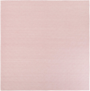 Pink 10' x 10' Geo Trellis Flatweave Square Area Rug 80% Wool & 20% Cotton Natural Geometric Carpet for Living, Office, Dining, Dorms for Sale at Rug Engine
