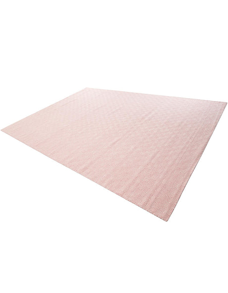 Pink 10' x 14' 1 Geo Trellis Flatweave Rectangle Area Rug 80% Wool & 20% Cotton Natural Geometric Carpet for Living, Office, Dining, Dorms for Sale at Rug Engine