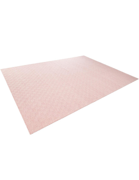Pink 10' x 14' 1 Geo Trellis Flatweave Rectangle Area Rug 80% Wool & 20% Cotton Natural Geometric Carpet for Living, Office, Dining, Dorms for Sale at Rug Engine