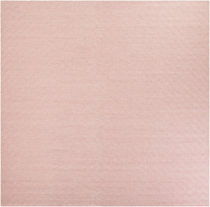 Pink 12' x 12' Geo Trellis Flatweave Square Area Rug 80% Wool & 20% Cotton Natural Geometric Carpet for Living, Office, Dining, Dorms for Sale at Rug Engine