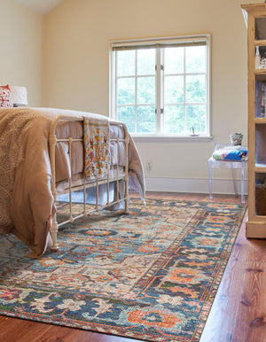 Multicolor 5' 1 x 8' Chenille Jute Rectangle Rug