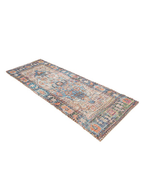 Multicolor 2' 2 x 6' 1 Chenille Jute Runner Area Rug Vintage Distressed Boho All Natural Eco-Friendly Sustainable Carpet for Living Dining Office Dorm Rooms for Sale at Rug Engine