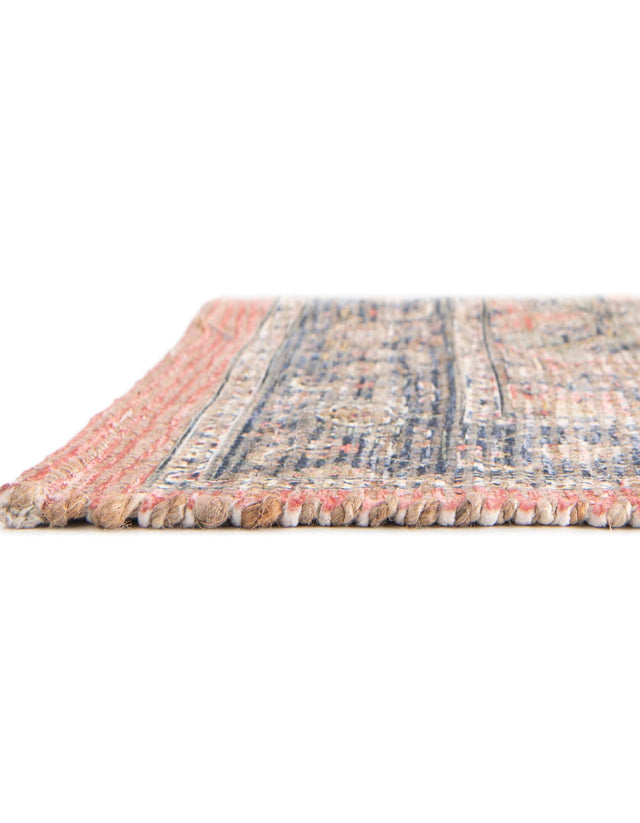 Antique Red 9' x 12' Chenille Jute Rectangle Area Rug Vintage Distressed Boho All Natural Eco-Friendly Sustainable Carpet for Living Dining Office Dorm Rooms for Sale at Rug Engine