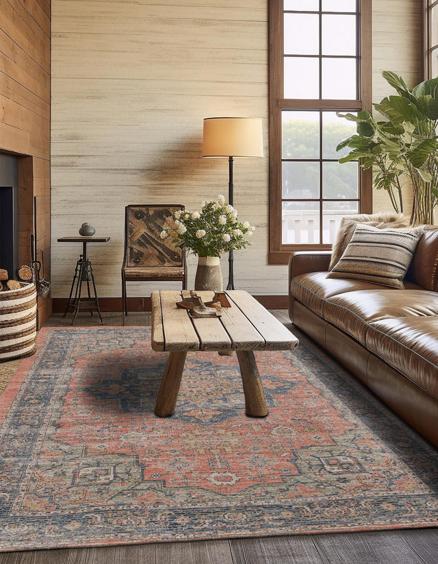 Antique Red 7' 10 x 7' 10 Chenille Jute Square Area Rug Vintage Distressed Boho All Natural Eco-Friendly Sustainable Carpet for Living Dining Office Dorm Rooms for Sale at Rug Engine