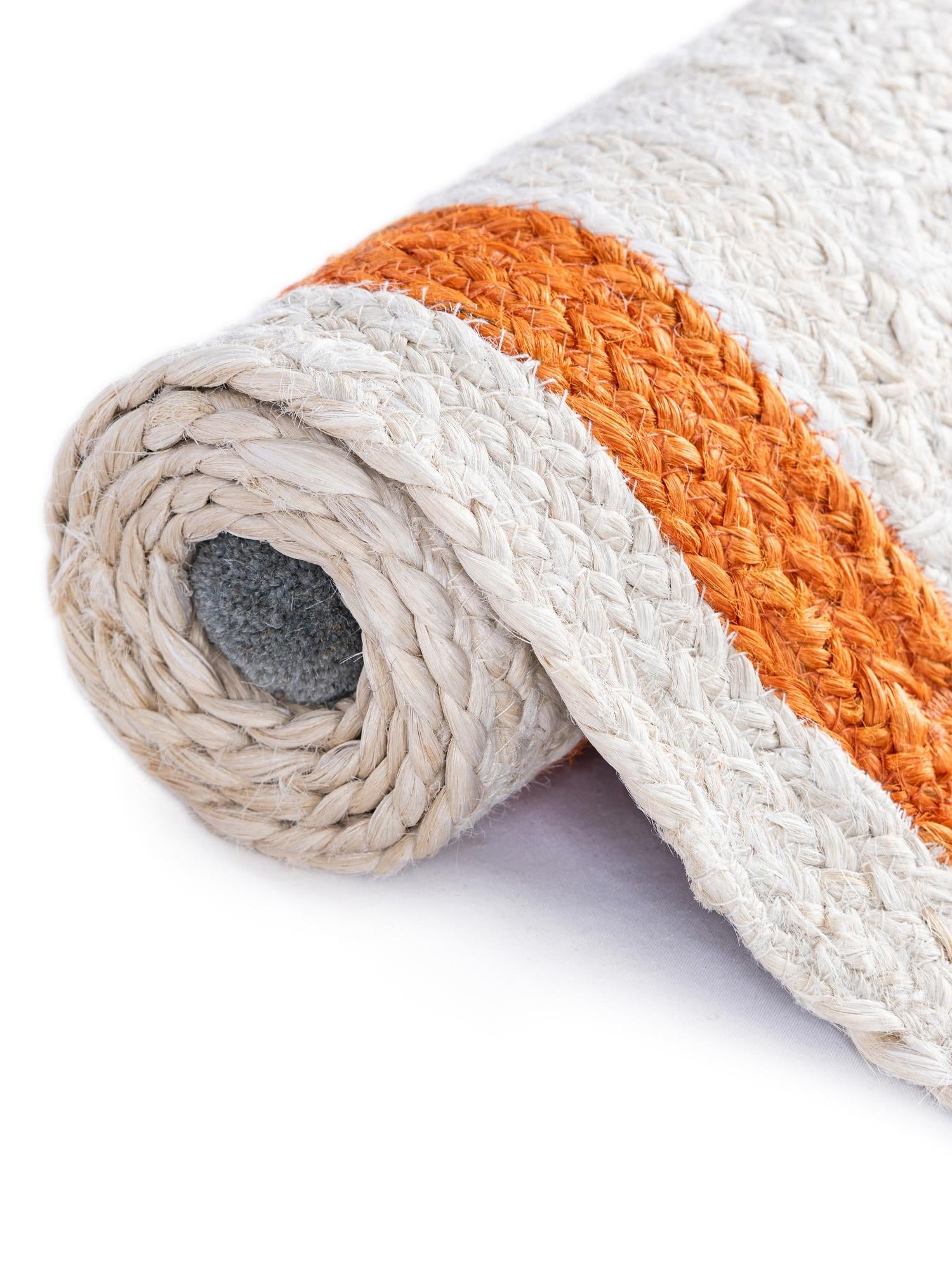 White 4' 1 x 4' 1 Kids Braided Jute Round Area Rug for Baby Nursery, Toddler Playroom,  Bedrooms All Natural Eco-Friendly Sustainable Carpet for Sale at Rug Engine