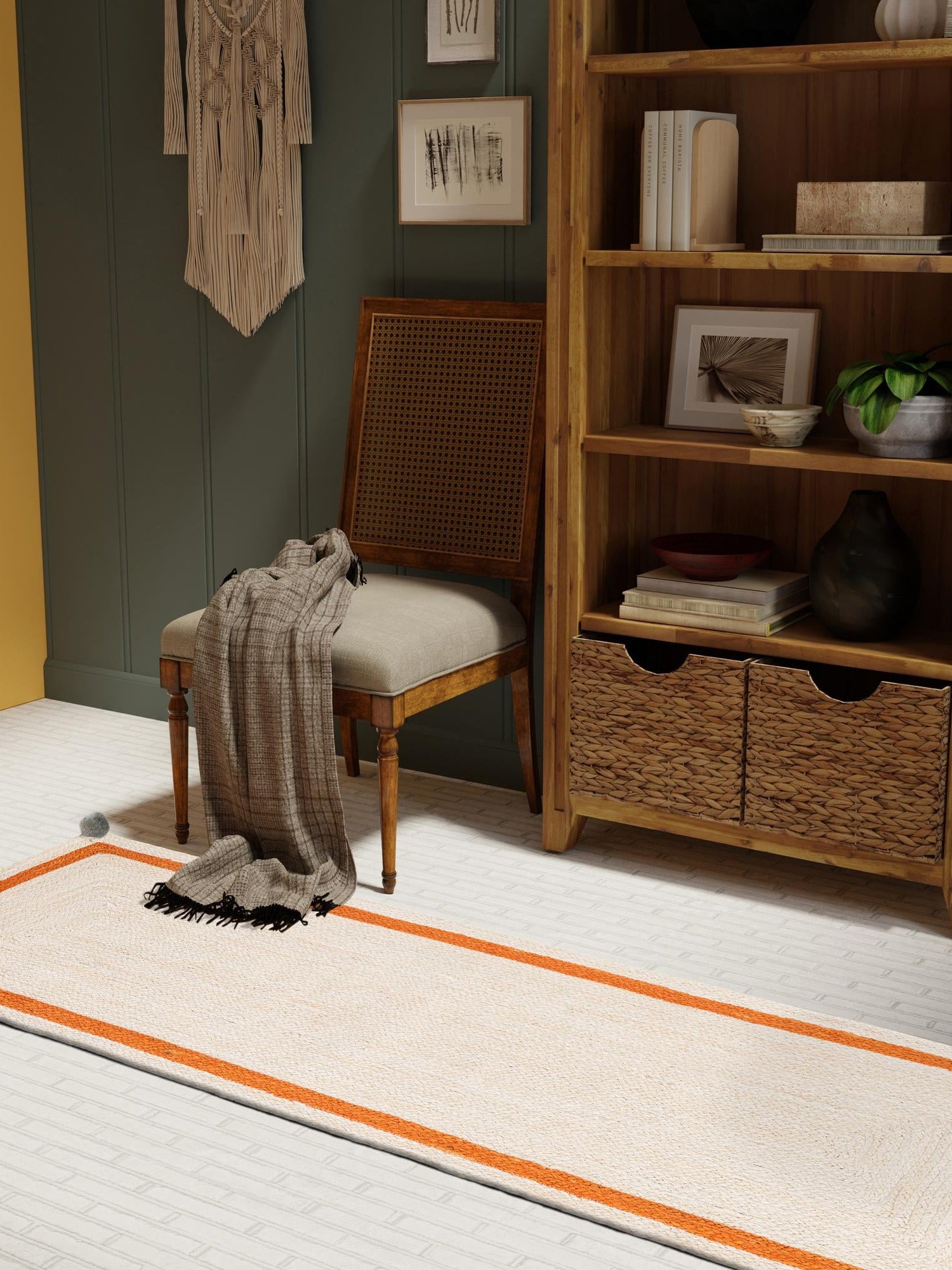 White 2' x 4' 1 Kids Braided Jute Runner Area Rug for Baby Nursery, Toddler Playroom,  Bedrooms All Natural Eco-Friendly Sustainable Carpet for Sale at Rug Engine