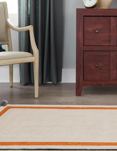 White 2' x 6' 1 Kids Braided Jute Runner Area Rug for Baby Nursery, Toddler Playroom,  Bedrooms All Natural Eco-Friendly Sustainable Carpet for Sale at Rug Engine