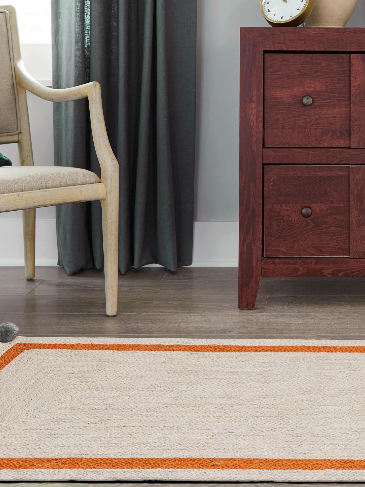 White 2' x 4' 1 Kids Braided Jute Runner Area Rug for Baby Nursery, Toddler Playroom,  Bedrooms All Natural Eco-Friendly Sustainable Carpet for Sale at Rug Engine