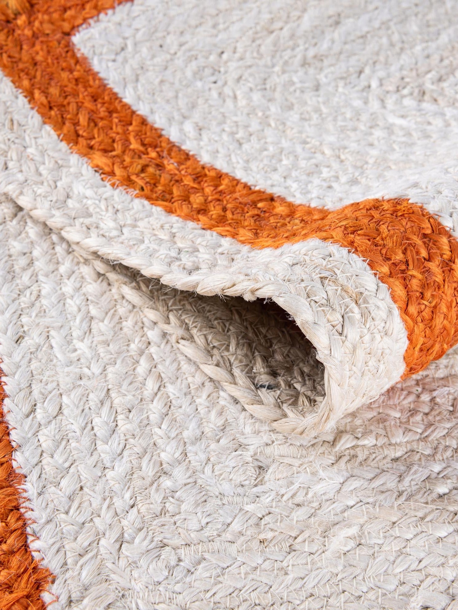 White 2' x 4' 1 Kids Braided Jute Runner Area Rug for Baby Nursery, Toddler Playroom,  Bedrooms All Natural Eco-Friendly Sustainable Carpet for Sale at Rug Engine