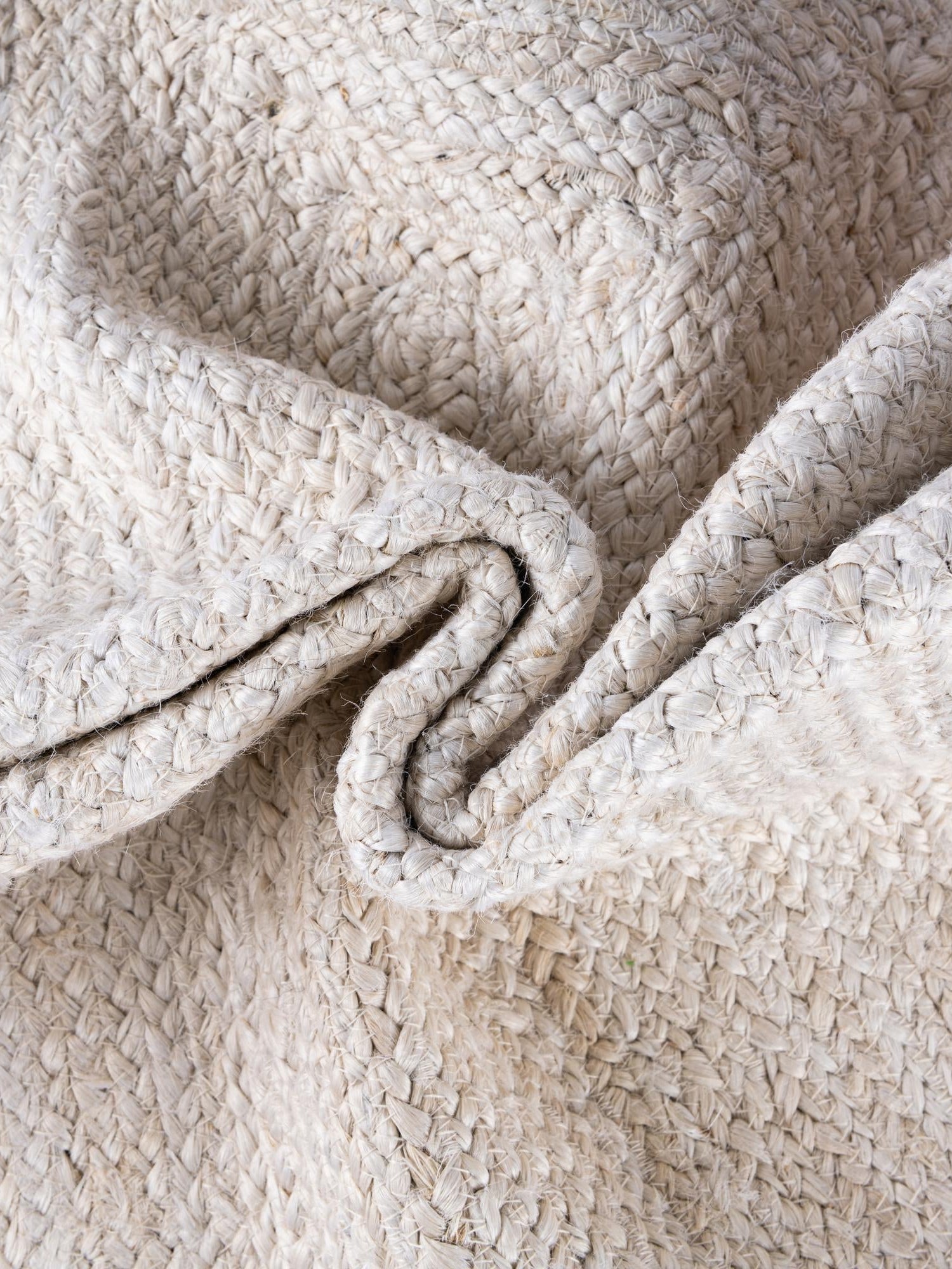 White 2' x 4' 1 Kids Braided Jute Runner Area Rug for Baby Nursery, Toddler Playroom,  Bedrooms All Natural Eco-Friendly Sustainable Carpet for Sale at Rug Engine