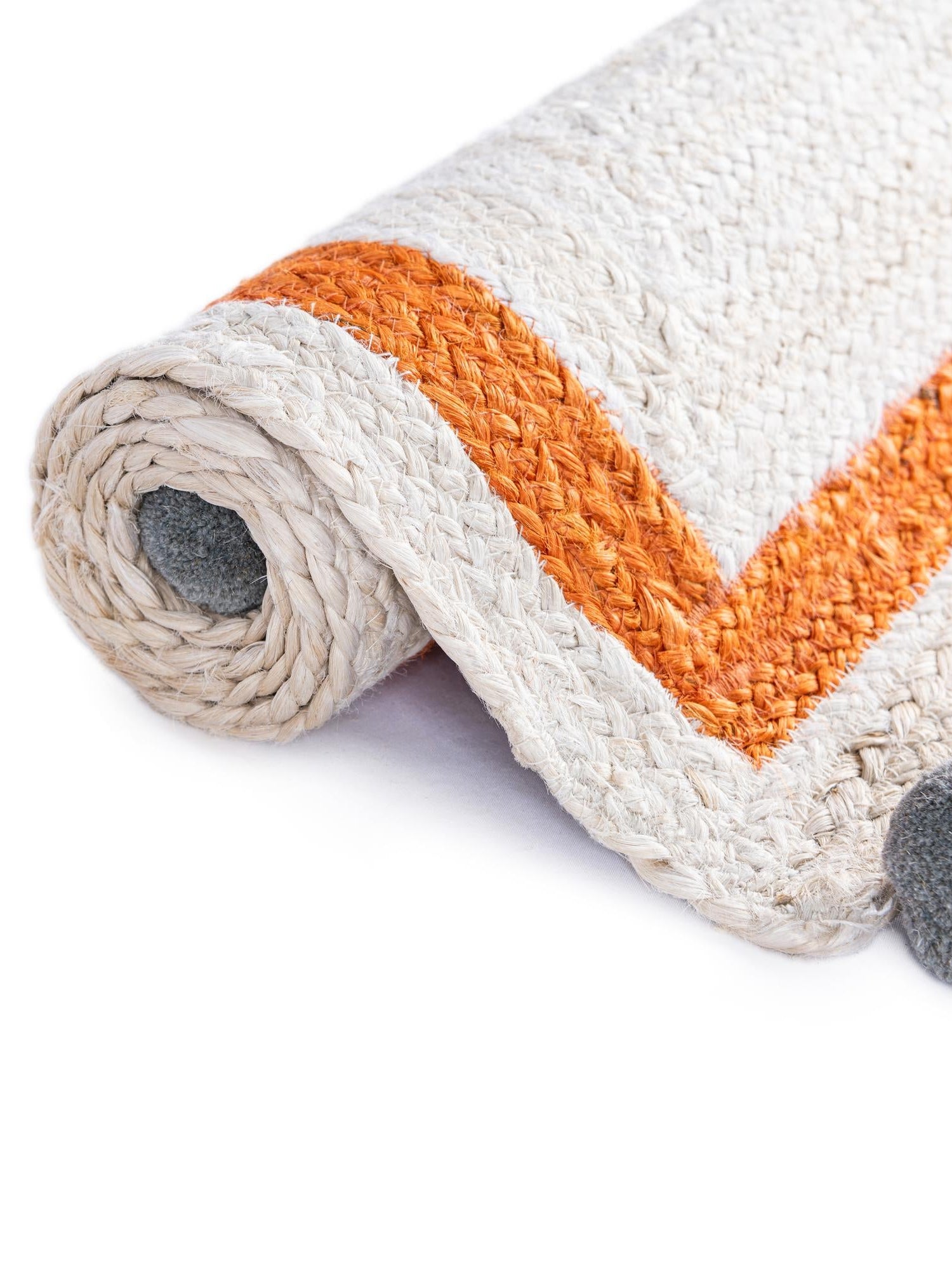 White 2' x 4' 1 Kids Braided Jute Runner Area Rug for Baby Nursery, Toddler Playroom,  Bedrooms All Natural Eco-Friendly Sustainable Carpet for Sale at Rug Engine