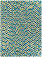 Blue 9' x 12' Felt Ball Rectangle Area Rug Stunning All Natural 100% Wool Luxury Hand Woven Carpet for Modern Home Interiors Soft Touch Marshmallow Rug for Sale at Rug Engine