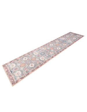Washable Green 2' 7 x 12' Timeless Runner Area Rug Easy to Clean Stain Resistant & Durable Traditional Classic Vintage Design Carpet for Sale at Rug Engine
