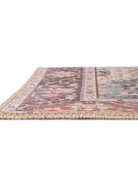 Washable Green 5' 1 x 8' Timeless Rectangle Area Rug Easy to Clean Stain Resistant & Durable Traditional Classic Vintage Design Carpet for Sale at Rug Engine