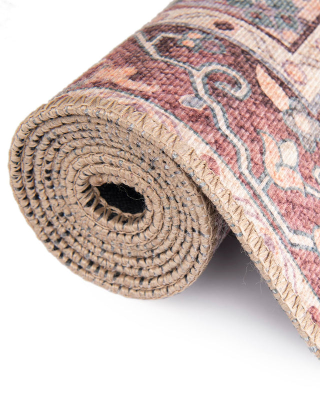 Washable Green 7' 10 x 10' Timeless Rectangle Area Rug Easy to Clean Stain Resistant & Durable Traditional Classic Vintage Design Carpet for Sale at Rug Engine