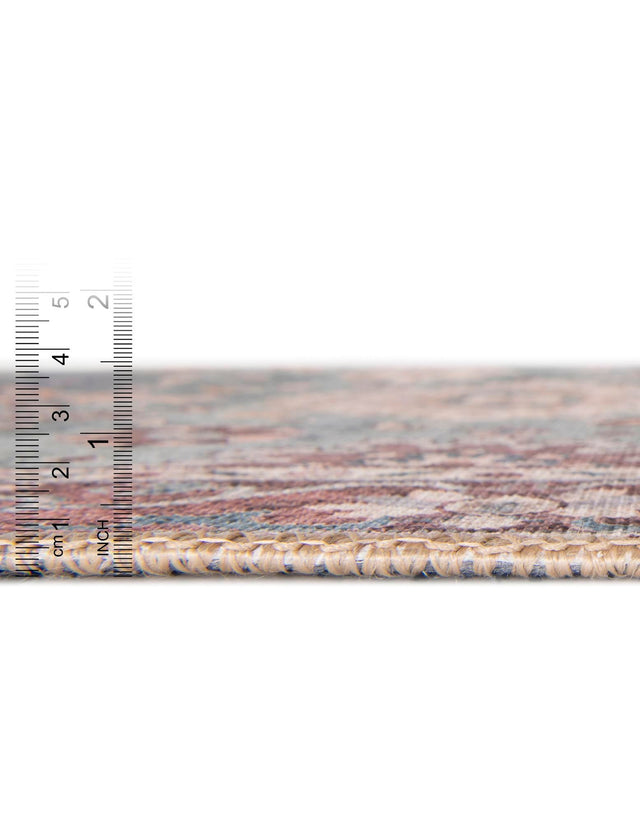 Green 2' x 6' 1 Timeless Washable Runner Rug