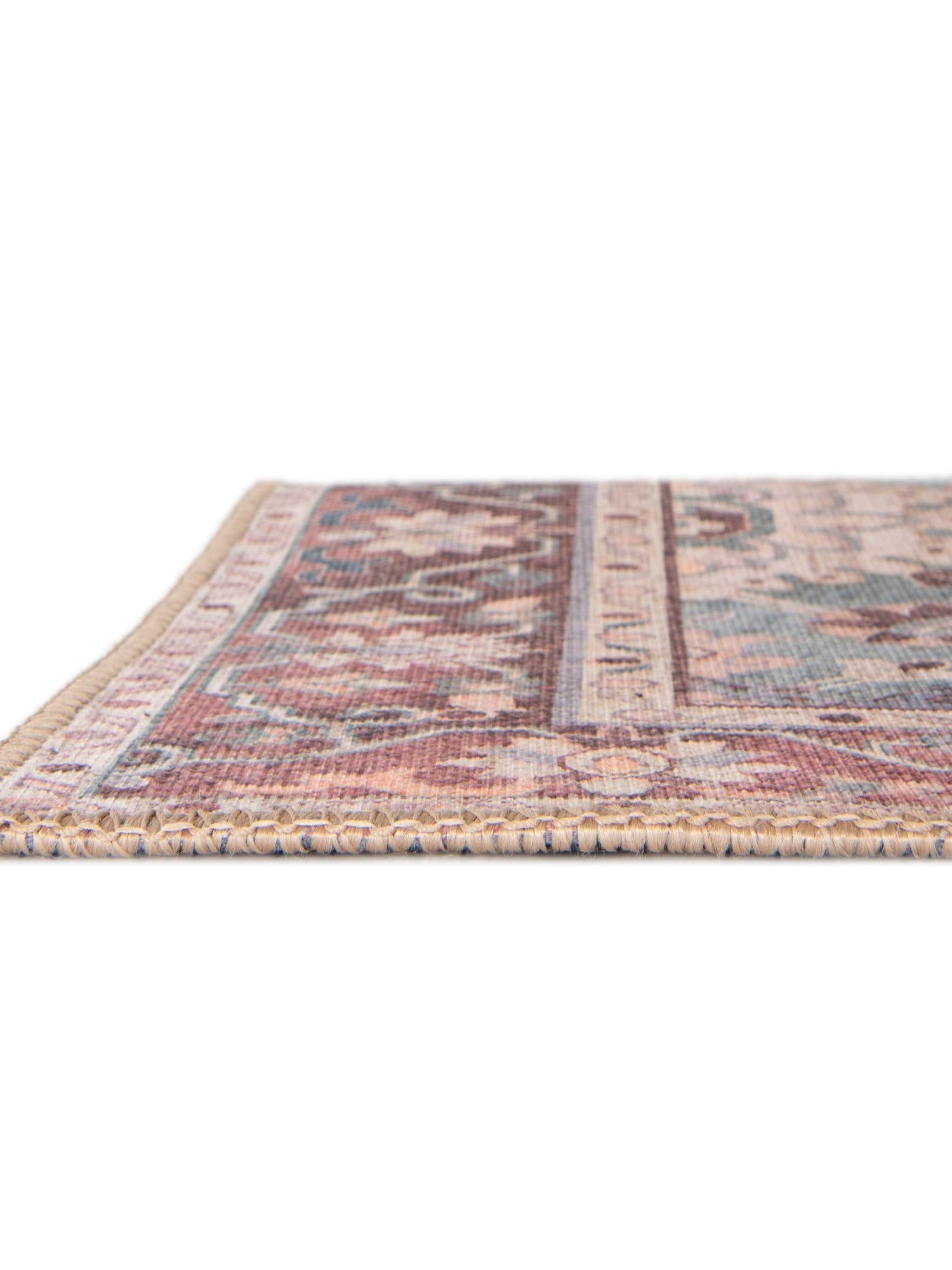 Washable Green 2' x 5' 1 Timeless Runner Area Rug Easy to Clean Stain Resistant & Durable Traditional Classic Vintage Design Carpet for Sale at Rug Engine