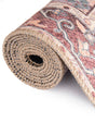 Washable Green 7' 10 x 7' 10 Timeless Square Area Rug Easy to Clean Stain Resistant & Durable Traditional Classic Vintage Design Carpet for Sale at Rug Engine