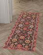Washable Black 2' x 8' Timeless Runner Area Rug Easy to Clean Stain Resistant & Durable Traditional Classic Vintage Design Carpet for Sale at Rug Engine