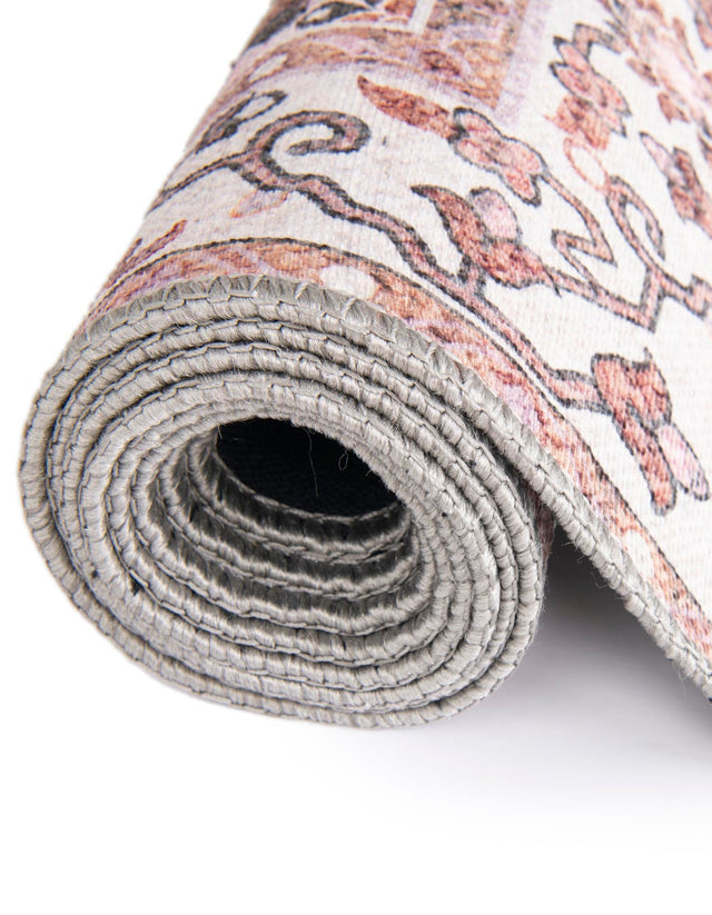 Washable Gray 8' 4 x 12' Timeless Rectangle Area Rug Easy to Clean Stain Resistant & Durable Traditional Classic Vintage Design Carpet for Sale at Rug Engine