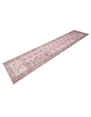 Washable Antique Red 2' 7 x 12' Timeless Runner Area Rug Easy to Clean Stain Resistant & Durable Traditional Classic Vintage Design Carpet for Sale at Rug Engine
