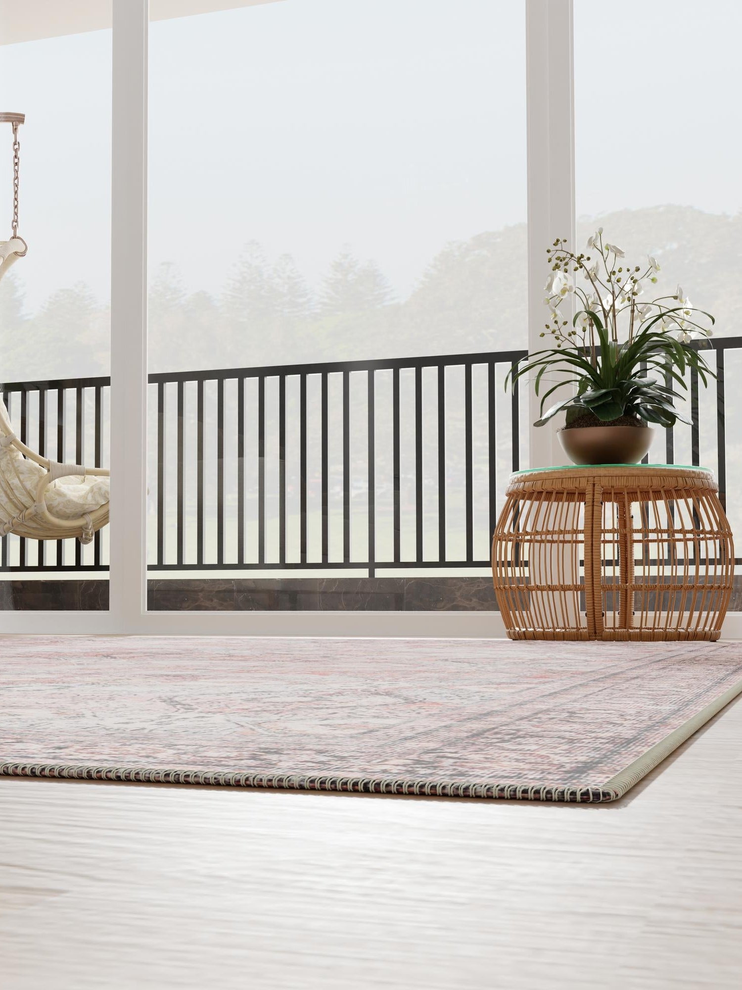 Washable Antique Red 3' 6 x 5' 6 Timeless Rectangle Area Rug Easy to Clean Stain Resistant & Durable Traditional Classic Vintage Design Carpet for Sale at Rug Engine
