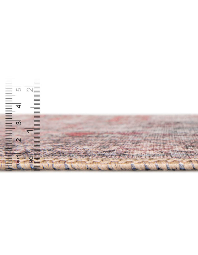 Washable Antique Red 2' x 3' 1 Timeless Rectangle Area Rug Easy to Clean Stain Resistant & Durable Traditional Classic Vintage Design Carpet for Sale at Rug Engine