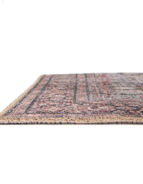 Washable Antique Red 9' 5 x 13' 1 Timeless Rectangle Area Rug Easy to Clean Stain Resistant & Durable Traditional Classic Vintage Design Carpet for Sale at Rug Engine