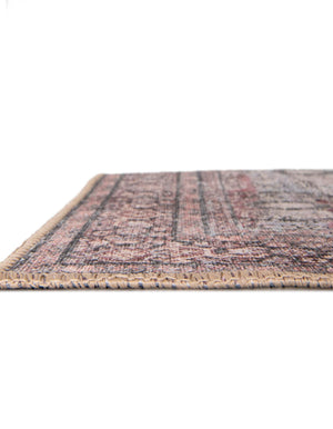 Washable Antique Red 5' 1 x 8' Timeless Rectangle Area Rug Easy to Clean Stain Resistant & Durable Traditional Classic Vintage Design Carpet for Sale at Rug Engine