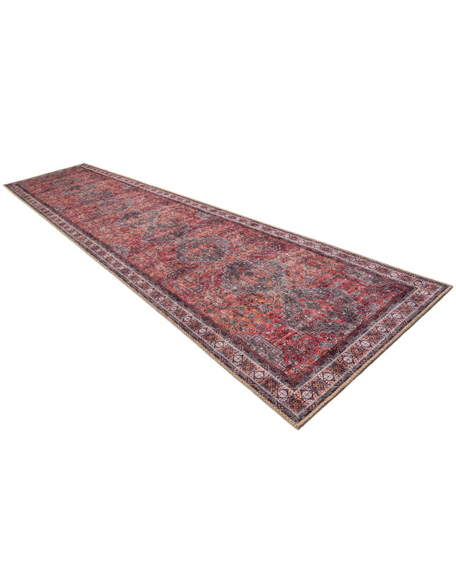 Washable Rust Red 2' 7 x 12' Timeless Runner Area Rug Easy to Clean Stain Resistant & Durable Traditional Classic Vintage Design Carpet for Sale at Rug Engine