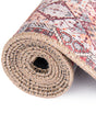 Washable Rust Red 2' x 3' 1 Timeless Rectangle Area Rug Easy to Clean Stain Resistant & Durable Traditional Classic Vintage Design Carpet for Sale at Rug Engine