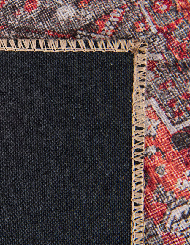 Washable Rust Red 2' 7 x 12' Timeless Runner Area Rug Easy to Clean Stain Resistant & Durable Traditional Classic Vintage Design Carpet for Sale at Rug Engine