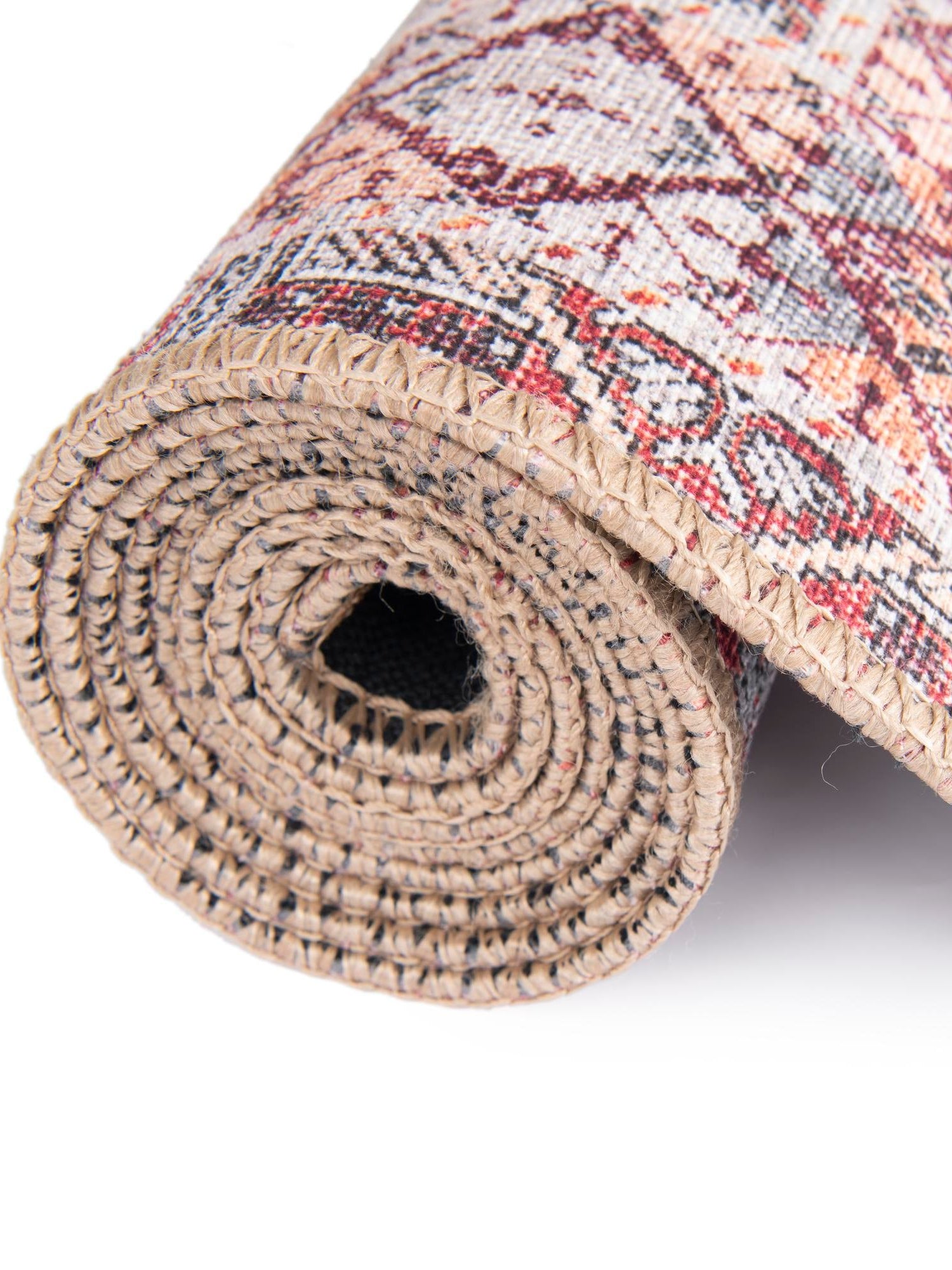 Washable Rust Red 2' x 5' 1 Timeless Runner Area Rug Easy to Clean Stain Resistant & Durable Traditional Classic Vintage Design Carpet for Sale at Rug Engine